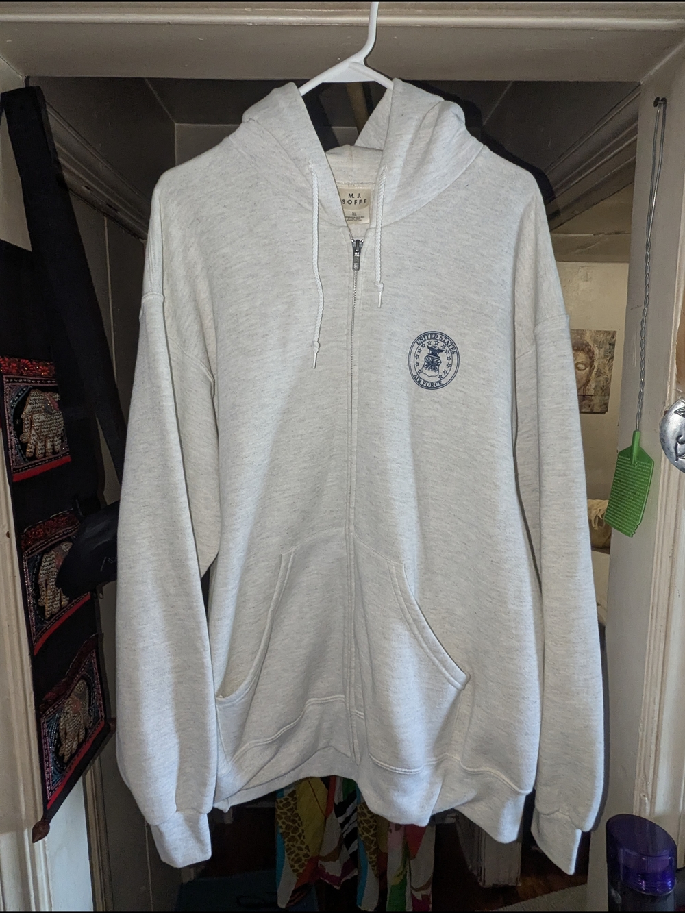 90s Air Force Full-Zip Hoodie